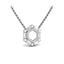 Vlora Serafina 14k White Gold and Diamond Necklace VP60329