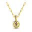 Vlora Serafina 14k Yellow Gold and Diamond Necklace VP60701