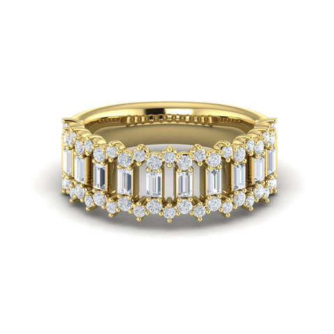 Vlora Karina 14k Yellow Gold and Diamond Band VR40017