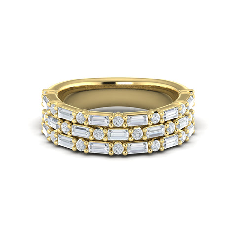 Vlora Karina 14k Yellow Gold and Diamond Band VR60074