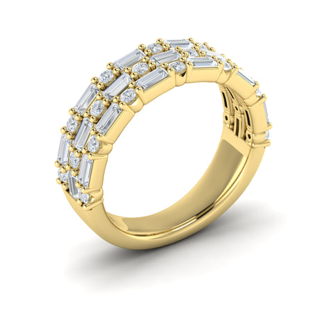 Vlora Karina 14k Yellow Gold and Diamond Band VR60074