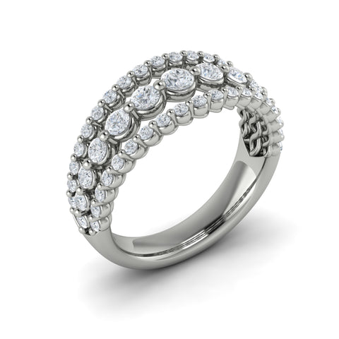 Vlora Adella 14k White Gold and Diamond Ring VR60101