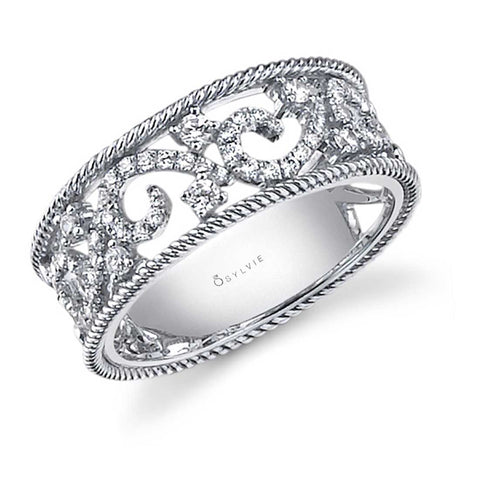 VINTAGE INSPIRED DIAMOND FASHION RING FR513
