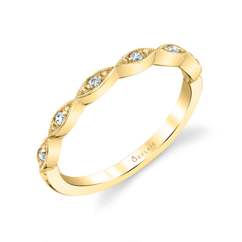 Vintage Inspired Wedding Band BS1925 - Chalmers Jewelers