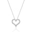 14k Diamond Heart Necklace - Chalmers Jewelers
