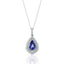 Luvente 1.32ct Tanzanite & Diamond Necklace N02405