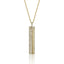 Luvente 14k Diamond Bar Pendant N02519