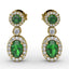 FANA Emerald and Diamond Dangle Earrings ER1624E