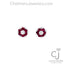 1.62CTW RUBY AND DIAMOND EARRINGS