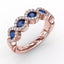 Fana Hold Me Close Emerald ad Diamond Twist Ring