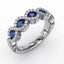 Fana Hold Me Close Emerald ad Diamond Twist Ring