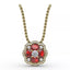 Fana Love in Bloom Sapphire and Diamond Pendant 1574