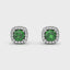 FANA Emerald and Diamond Stud Earrings ER1479E