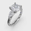 Fana Classic Three-Stone Engagement Ring With Pear-Shape Side Diamonds 3226