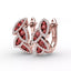 Fana Dramatic Ruby and Diamond Leaf Earrings ER1597R