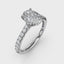Fana Classic Oval Cut Solitaire With Hidden Halo 3025