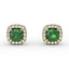 FANA Emerald and Diamond Stud Earrings ER1479E