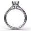 Fana Designer Split Band Engagement Ring S3593