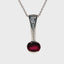 1.78CT RUBY & DIAMOND CUSTOM PENDANT