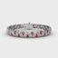 Fana Wave Ruby and Diamond Bracelet 1492