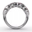 You and Me Ruby and Diamond Interweaving Ring 1370