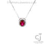1.27CT RUBY & DIAMOND PENDANT