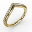Fana French Pave Chevron Diamond Band 7266