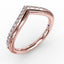 Fana French Pave Chevron Diamond Band 7266