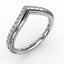 Fana French Pave Chevron Diamond Band 7266