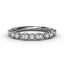 Fana Vintage Round Diamond Wedding Band W3346