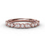 Fana Vintage Round Diamond Wedding Band W3346