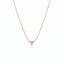 Drilled Heart Diamond Necklace