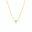 Drilled Heart Diamond Necklace