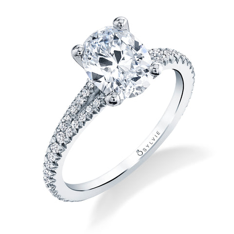 Oval Engagement Ring S1700 - OV - Chalmers Jewelers