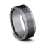 Benchmark Black Titanium and Tantalum 8mm Band CF128010BKTGTA10