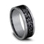 Benchmark Tantalum and Black Titanium 8mm Band CF128391BKTGTA10