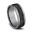Benchmark Tantalum and Black Titanium 8mm Band CF128743BKTGTA10
