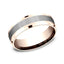 Benchmark 14k Rose Gold and Tantalum 7mm Band CF467010GTA14KR10