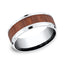 Benchmark Cobalt and Wood 8mm Band CF58489CC10