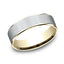 Benchmark 14k White and Yellow Gold 6.5mm Band CFT186501014KWY10