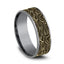 Benchmark 14k Yellow Gold and Tantalum 7.5mm Band CFT9775647GTA14KY10