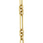 Doves 18k Yellow Gold Paperclip Chain STRETCH-3-18