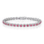 Fana Classic Cushion Cut Emerald and Diamond Bracelet